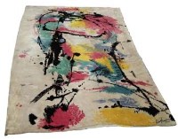 Lot 747 - 1950's splashed colour carpet