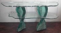 Lot 755 - Danny Lane glass side table