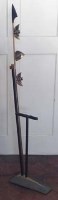Lot 758 - Art Deco design floor standing lamp   with spear