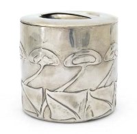 Lot 8 - Archibald Knox biscuit barrel No. 0193.