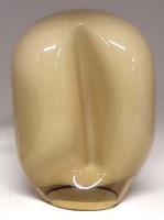 Lot 61 - Opaque glass coffee bean light   designed by Gino