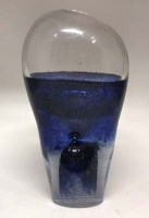 Lot 80 - Wladyslaw Czyszczon glass vase   with mottled