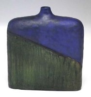 Lot 97 - Fantoni for Raymor flat sided vase   decorated