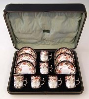 Lot 142 - Spode Copeland silver mounted coffee set.