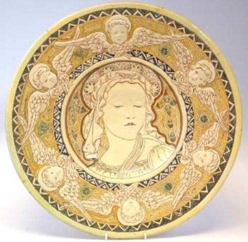 Lot 145 - Della Robbia charger
