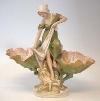 Lot 147 - Royal Dux centre piece