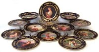 Lot 150 - Vienna type dessert service.