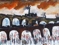 Lot 238 - William Turner, Off to the Match, oil.