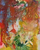 Lot 291 - Derek Stockley, Flyers Fall, oil.