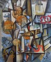 Lot 296 - Edward Rogers, Money Talks, Bullshit Walks, acrylic.