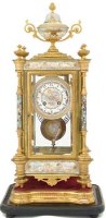 Lot 397 - French mantel clock.