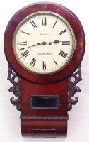 Lot 403 - Victorian wall clock.