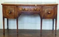 Lot 419 - 19th century mahogany sideboard.