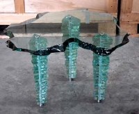 Lot 457 - Danny Lane glass coffee table