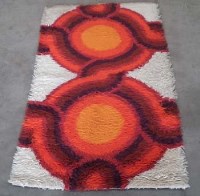 Lot 463 - Wool pile rug mid 1960's / early 1970s