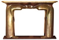 Lot 470 - John Buckley (b.1945) Art Noveau style fireplace surround circa 1980