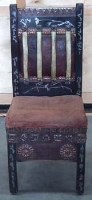 Lot 503 - Style of Bugatti single chair  applied with