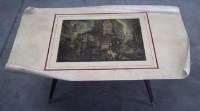 Lot 530 - Vellum covered occasional table probably by Aldo