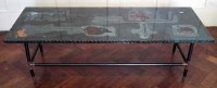Lot 541 - Fontana Arte glass topped coffee table circa 1955