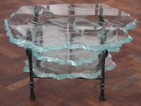 Lot 543 - Danny Lane glass table