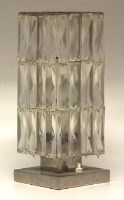 Lot 568 - 1950's design table lamp  of square section each
