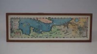 Lot 100 - 79th armoured divsion map.