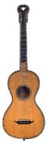 Lot 117 - Romantic guitar circa 1820