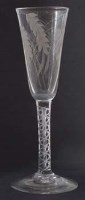 Lot 124 - Ale glass circa 1770