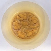 Lot 133 - Lalique amber glass dish