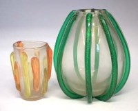 Lot 137 - Two glass vases probably Archimede Seguso
