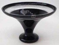 Lot 145 - Waterford John Rocha black glass bowl.