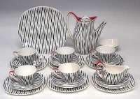 Lot 203 - Midwinter coffee set decorated with Zambesi