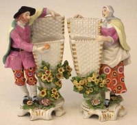 Lot 264 - Pair of Samson sweetmeat figures in the mannor of