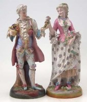 Lot 266 - Pair of German figures.