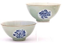 Lot 487 - Two 19th century bowls.