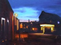 Lot 515 - Liam Spencer, Higgin Street, oil.