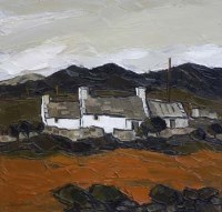 Lot 516 - Wilf Roberts, Tyn Garreg, oil.