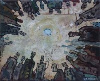 Lot 522 - William Turner, The Funeral, oil.