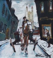 Lot 546 - William Turner, Angel Street, Manchester, oil.