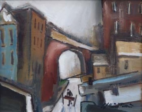 Lot 584 - William Turner, Cheetham Hill, oil.
