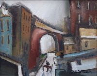 Lot 584 - William Turner, Cheetham Hill, oil.