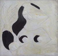 Lot 610 - Attributed to Carl-Henning Pedersen, Abstract figurative, oil.