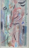 Lot 667 - Ken Wood, Figural study, watercolour.