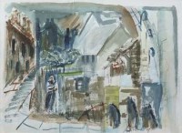 Lot 683 - William Turner, Mossley, Oldham, watercolour and pen.