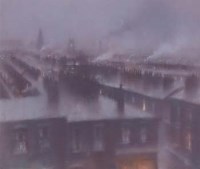 Lot 684 - Marc Grimshaw, Manchester view, pastel.