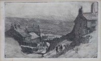 Lot 697 - Pierre Adolphe Valette (1876-1942), Northern Landscape, etching.
