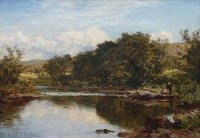 Lot 710 - B.W. Leader, On The Llugwy, North Wales, oil.
