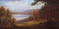 Lot 723 - Everett W. Mellor, Lake Windermere and Langdale Pikes, oil.