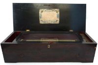 Lot 754 - Musical box.