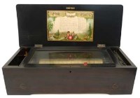 Lot 755 - Musical box.